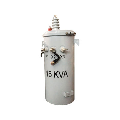 شراء محول توزيع من نوع 15kva واحد مرحلة قطب مثبت 4160v إلى 240v التصنيع عبر الإنترنت