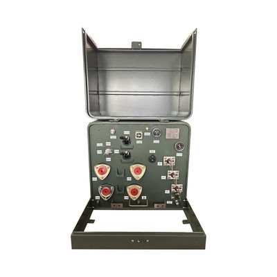 شراء 37.5kva  Single Phase Pad Mounted Distribution Transformer Oil Immersed 12000v To 240v 304 Stainless Stee التصنيع عبر الإنترنت