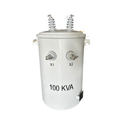 شراء 100 كوا محول مثبت على قطب واحد فاز طاقة قطب محول النوع 13.8kv إلى 277v معيار Ansi Ieee التصنيع عبر الإنترنت