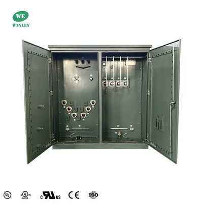 شراء 2500kva محول ثلاثي المراحل مثبت على منصة ANSI IEEE القياسية الطاقة الكهربائية 12.47kv إلى 4160V التصنيع عبر الإنترنت
