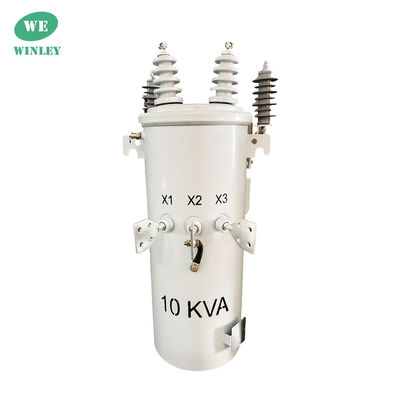 شراء 10 كوا ANSI / IEEE المعيار واحد المرحلة القطب نصب محول التوزيع 2 سلك 4160V إلى 120V الطاقة التصنيع عبر الإنترنت