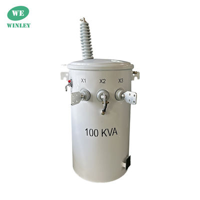 شراء محول التوزيع الكهربائي 100kVA من مرحلة واحدة مثبت على القطب 34.5KV إلى 120V التصنيع عبر الإنترنت