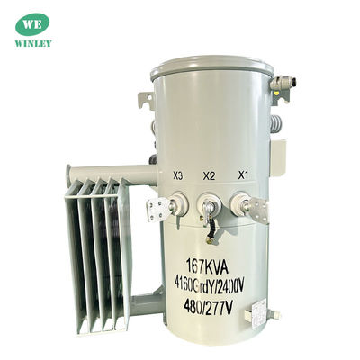 شراء 167Kva واحد المرحلة القطب مثبت المحول خطوة إلى أسفل 12.47KV النفط الغمر ANSI IEEE DOE 2016 المعايير الطاقة العليا التوزيع المحول التصنيع عبر الإنترنت