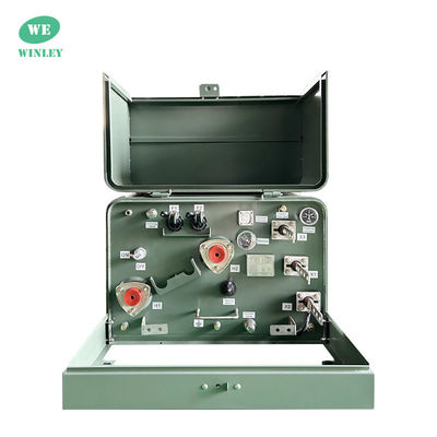 شراء UL Listed 25 kVA SinglePhase Pad Mounted Transformer 13200V To 240V Oil Immersed Power Electrical Distribution  Transformer التصنيع عبر الإنترنت