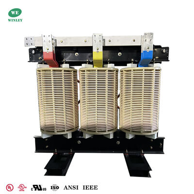 شراء فئة 220 درجة مئوية العزل 2000kva VPI المحول 6.9kv إلى 480V المتوسط الجهد المحولات النوع الجاف التصنيع عبر الإنترنت