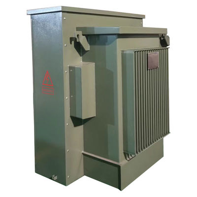 500kva ثلاث مراحل محولات تركيب الوسادة 12470v 208y زيت معدني