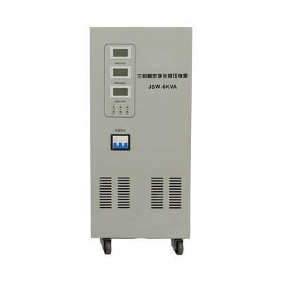 6kva ثلاثي المراحل المتحكم التلقائي في الجهد المحول 380 فولت