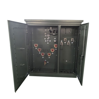 300kva ثلاثي المراحل علبة تركيب النفط نوع خطوة إلى أسفل المحول 12470v إلى 208v