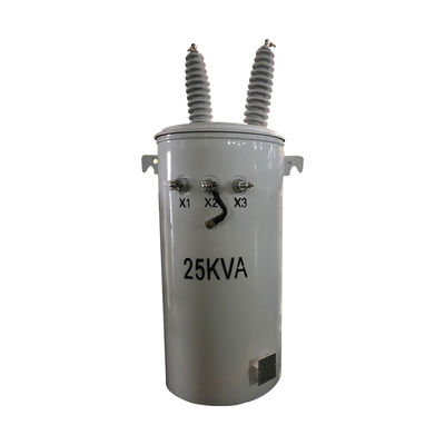 محول التوزيع الغمر بالزيت 25kva محول مثبت على قطب واحد