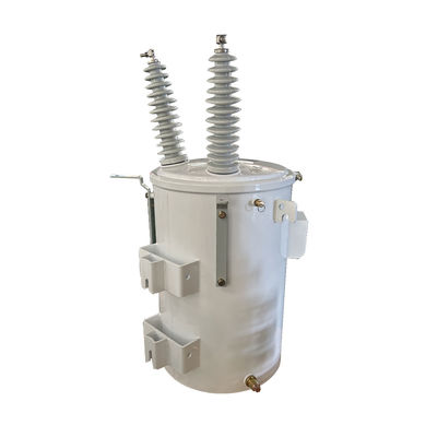 محول توزيع واحد مرحلة قطب مثبت 50kva زيت غارق
