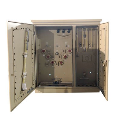 500Kva محول ثلاثي المراحل مثبت على منصة 13.8kv إلى 240v معايير ANSI IEEE
