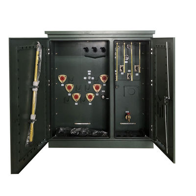 300Kva ثلاثة مراحل منصة تركيب محول حلقة التغذية 13800V إلى 208Y120V