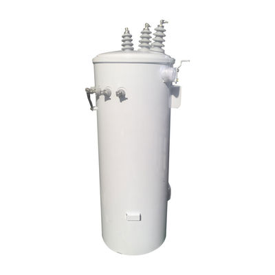 112.5Kva ثلاثة مراحل قطب مثبتة في الهواء التوزيع المحول الزيت غمر 13.8KV