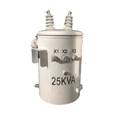 محولات التوزيع المثبتة على القطب المملوء بالزيت 25kva من 25 كيلو فولت إلى 240 فولت
