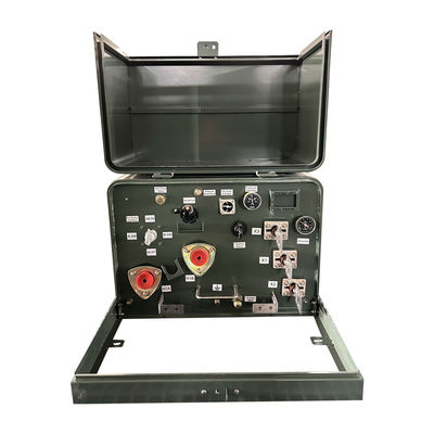 IEEE CSA معايير IEC التغذية الحلقة واحد المرحلة منصة تركيب محول النفط نوع 4160V إلى 240V 37.5Kva