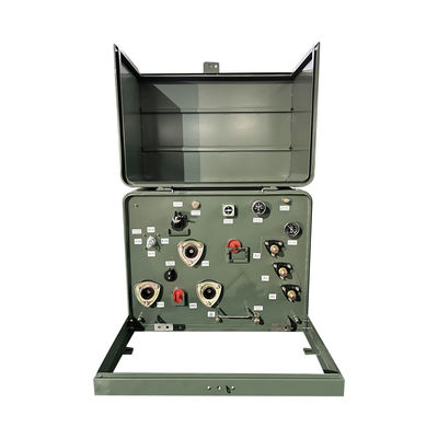 محول مزود بالعلبة غمر الزيت مرحلة واحدة 167kva 13800grdy/7968 إلى 240/120v