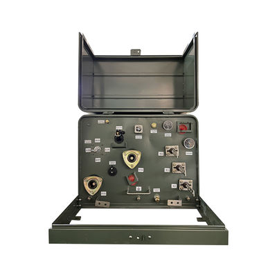 محول التوزيع المثبت على منصة مرحلة واحدة 100Kva 12470V إلى 240V