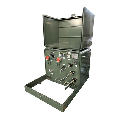 100kVA محول واحد المرحلة المثبت على منصة محولات سكنية في الهواء الطلق Ansi C57 34.5v إلى 120v