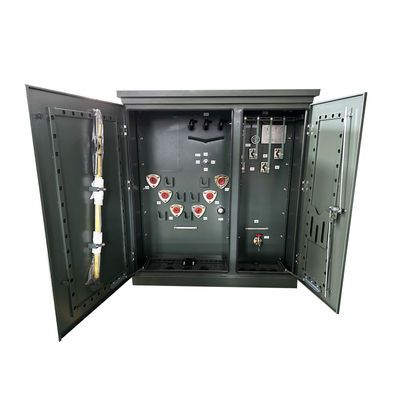 منصة تركيب المحول منصة تركيب محول ثلاثي المراحل 300kva زيت مملوء 13800v إلى 208v