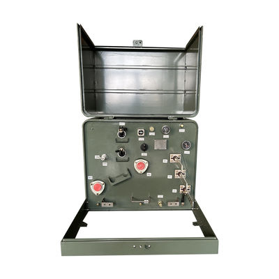 50KVA محول واحد المرحلة مثبت على منصة التغذية الشعاعية ANSI معيار IEEE 34500V إلى 120V