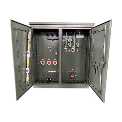 500kva محول ثلاثي المراحل مثبت 12000V إلى 208Y 304 SS NEMA 3R تغذية شعاعية