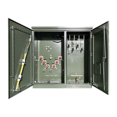 محول النوع الدهني الكهربائي المثبت على منصة 3 مراحل 1500kva فئة 35kv
