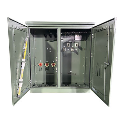500 كوا 3 فاز باد تركيب محول توزيع الطاقة مزدوج الجهد 12470V و 4160V UL معتمدة