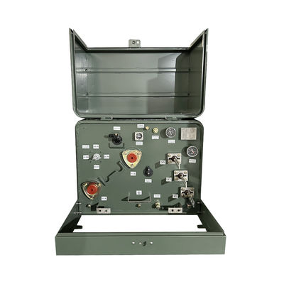 100kva واحد المرحلة منصة مثبتة المحول خطوة إلى أسفل محول الطاقة 4160V إلى 240V ANSI / IEEE C57