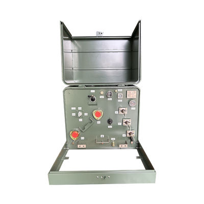 100KVA محول سكني مثبت على منصة مرحلة واحدة 34.5KV إلى 240V 120V التلف مزدوج للخارج
