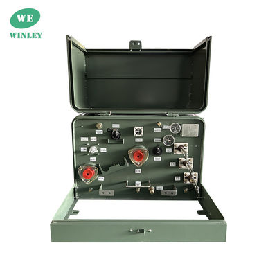 ANSI IEEE Standard 25kva Single Phase Pad Mounted Transformer 4160GrdY/2400 مخصصة للمساكن