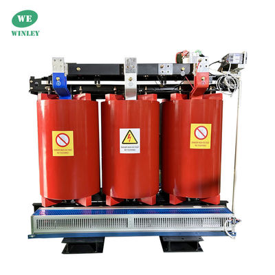 1000KVA محول لفائف صب ثلاثي المرحلة11KV إلى 433KV محول توزيع الطاقة الصب من الراتنج الإيبوكسي النوع الجاف
