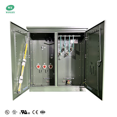 محول توزيع غمر بالزيت ثلاثي المراحل 1300Kva مع شهادة UL
