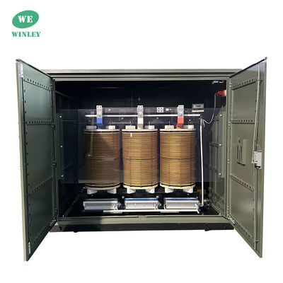 1000kva ثلاثي المراحل النوع الجاف الضغط الفراغ المغطى المحول VPI الفئة H 13800V
