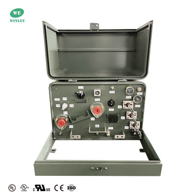 UL 37.5KVA 13800V إلى 240/120V محول توزيع غمر بالزيت محول مثبت على منصة مرحلة واحدة