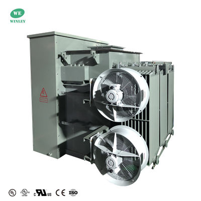 2500Kva 3100KVA محول ثلاثي المراحل مثبت على منصة KNAF 24.94KV إلى 480Y التوزيع سائل مملوء معتمد UL