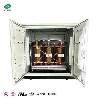 500kva vacuum impregnated dry type transformer Class H 180℃ 4160 V to 208Y DOE 2025 VPI Medium Voltage transformer