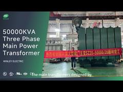50MVA محول طاقة ثلاثي المراحل نوع النفط التوزيع المحول الرئيسي 35KV إلى 10KV 50000KVA