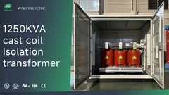محولات نوع جاف من الراتنج المصبوب 1250 كيلو فولت أمبير، عزل 480 فولت، معيار IEEE ANSI